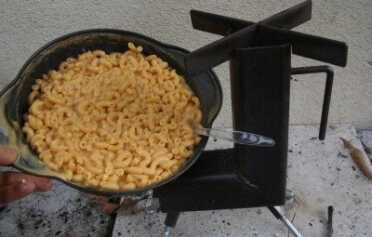 This is the DIY rocket stove I got on Ebay. There are a ton of different sizes, and I found that this size works great. 