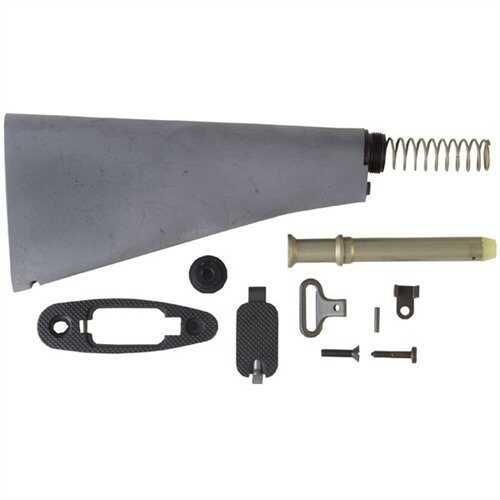 One way to keep things simple is to buy a complete butt stock kit, like this DPMS A2 fixed butt stock.