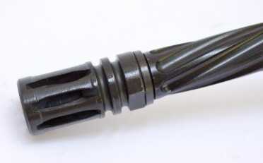 The spiral-fluted barrel reduces weight by 20% and speeds rate of cooling.