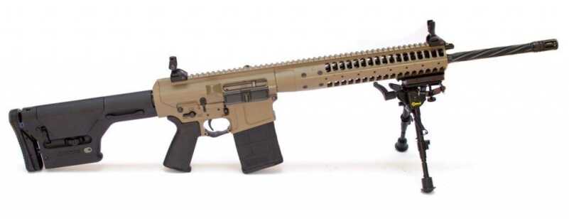 The LWRC R.E.P.R. 20-inch rifle, right side.