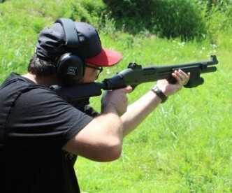 Sam and I both had favorites. He could shoot the hell out of the one with the pistol grip. I preferred the Magpul furniture.