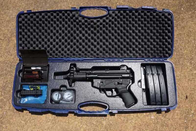 Zenith Z-5P – The MP5K Done Right The ZP-5 in its case with all of the extras. And there are a lot of extras.