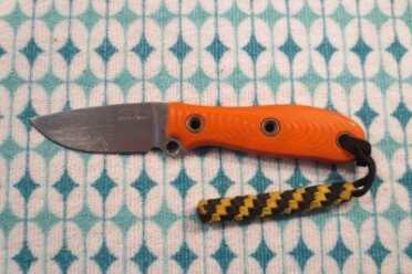 A Busse Combat "Game Warden."  I believe I first purchased this in 2006.  It's held up really well over the years.  