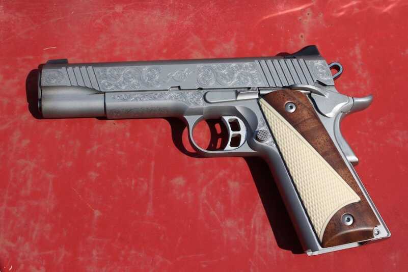 Want a handsome 1911 that is meant for carry? Check out the Stainless II Classic Engraved.