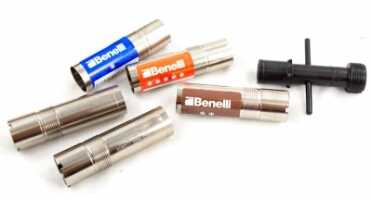 Benelli 828U--The Future of the Over-Under Shotgun The 828U comes with five choke tubes and a wrench.