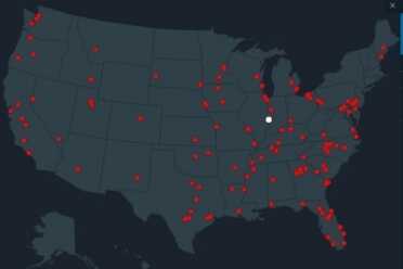 Everytown School Shooting Map Proves Gun-Free Zones Are Magnets for Atrocities, Says Gun-Rights Advocate A screenshot of the map. To view the actual map, click here.