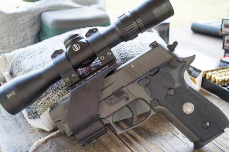 Not exactly a carry configuration, but addition of the scope really helps for accuracy testing at 25 yards.