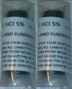 This is the only Lidocaine I have found in bottles, and it isn't cheap. 