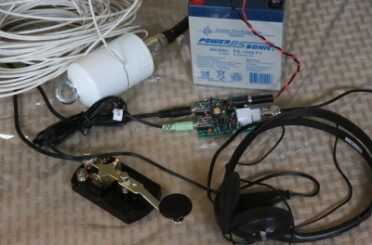 Morse code may seem like an outdated and outmoded technology, but after the collapse, when your only electricity is going to come from wind, solar or hydro power that you own, low power/low amperage radios like this 1 watt Pixie radio are going to be the best game in town. That is a $20 plastic straight key, and the antenna is the 40 meter dipole mentioned in the article. It has two wires 33 feet long, so it needs some space, but it is very sensitive and will handle the power of the booster below. 