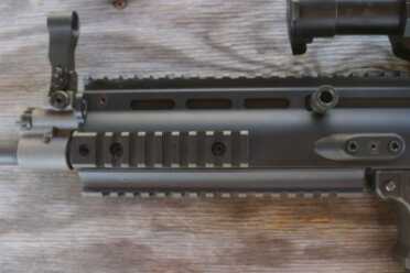 One advantage of the SCAR platform is flexibility. There is more than enough rail space.