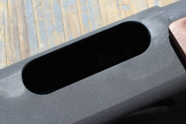 The ejection happens on the right side and is clean and forceful.