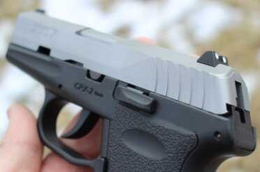 The gun is an even inch wide. 