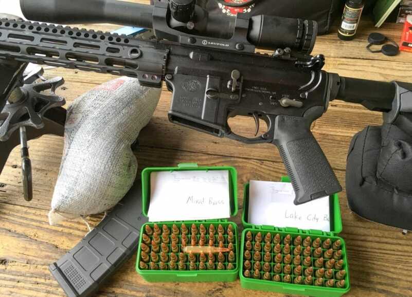 Reloading Science: Do You Really Need To Sort Your Brass? For accuracy testing, I used this FN-15 Designated Marksman (DMR) rifle with a Hawke Optics 10x fixed scope.