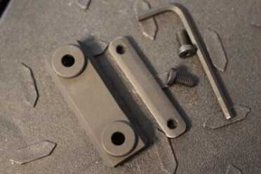 The rail sections are easy to install, but you have to have room for the hardware inside the tube. 