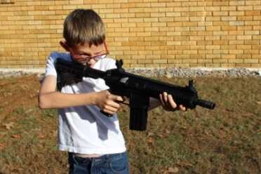 Perfect Christmas? Umarex Steel Force The CO2 powered gun makes it easy for a skinny kid who can't (safely) work the pump on other air-guns.