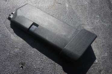 3D Printed Mag Extension for the Glock 43--Sintercore The look matches the GLOCK aesthetic perfectly.