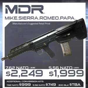 The MSRP on the MDR.  