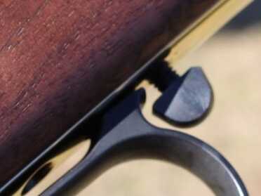 The Henry Original--New Old Gun Review This lock screws down to hold the lever closed.