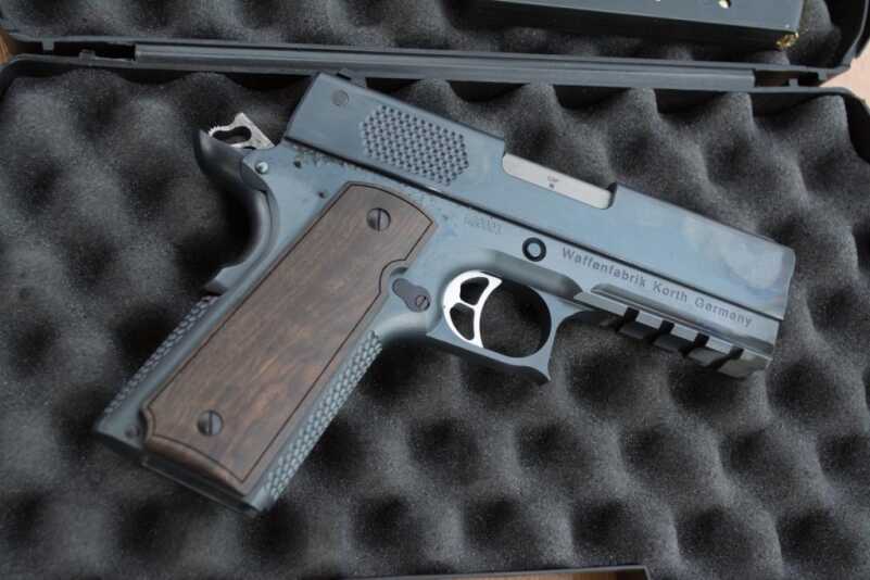 The internals make this Korth pistol operate like butter.