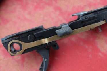 Lining up this lever with the take-down pin is tricky.