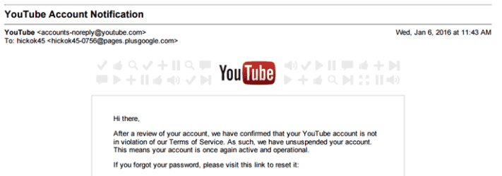 Go visit the Hickok45 Youtube channel right now and tell me what you see.  It looks like it's down again.  What is going on here?  