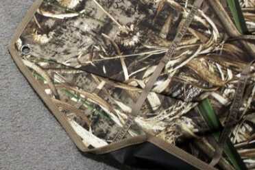 Holes for the stakes. 