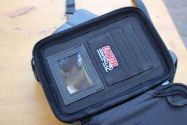 The smaller case is meant for smaller guns and smaller tablets. 