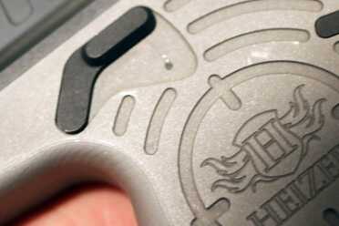 Ambidextrous safety. 