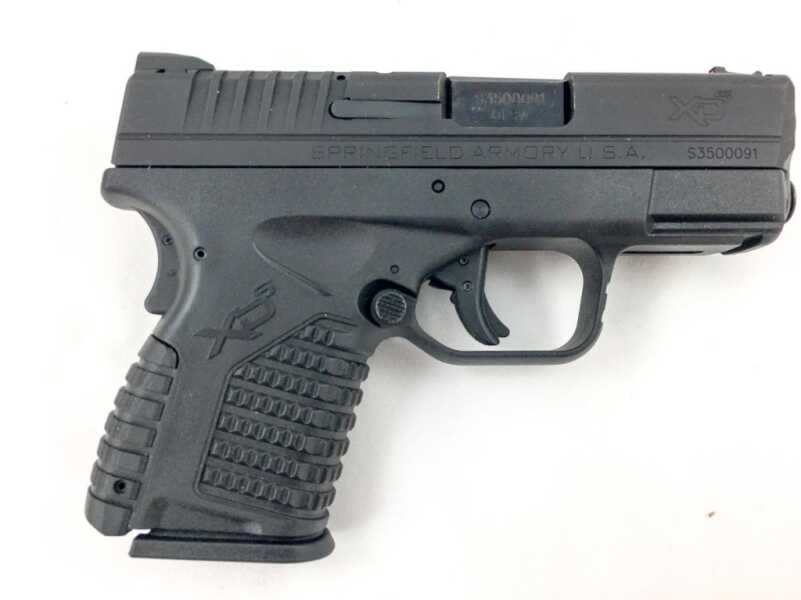 We Shoot the New .40 S&W XD-S from Springfield Armory Springfield Armory XD-S .40 caliber, right side.
