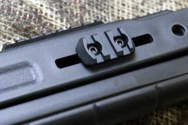 We Shoot Springfield's New M1A SOCOM 16 CQB — SHOT Show 2016 M-LOK and rail panels.