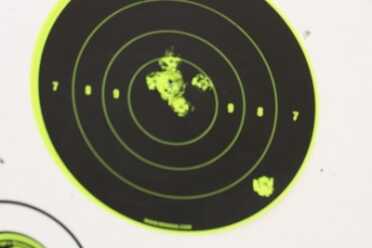 It will make a mark on the paper but not punch through. 