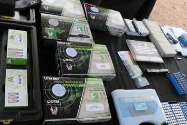 UTM products displayed at Media Day. 