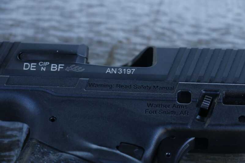 The new frame clearly shows Walther arms Fort Smith Arkansas.