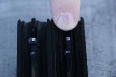 Notice here the new striker design much slimmer than the classic.