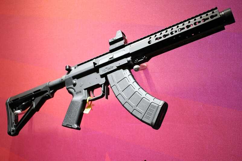 CMMG Mutant Krinkov – MK47 AKS8 -- SHOT Show 2016 Is there a better looking 7.62 x 39 AR build?