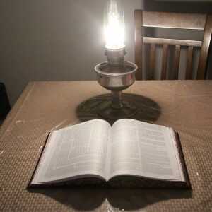 This is an Aladdin, which you'll see has a whiter light, more like a pressure lantern. 