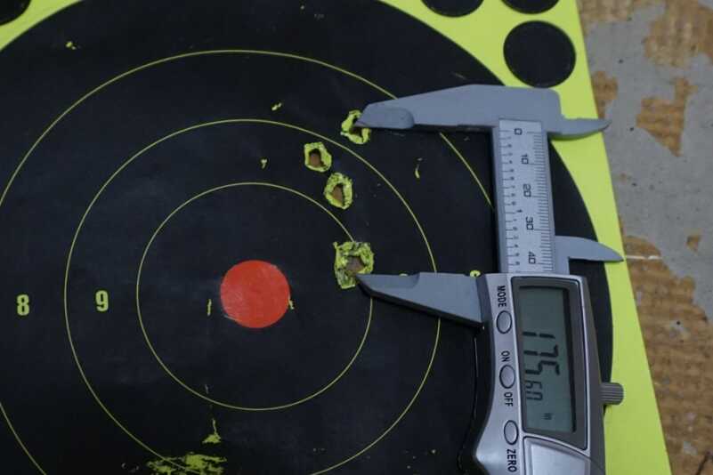 1.75" from 50 meters. Not bad for an AR Pistol from the prone position.