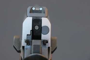 Night sights come standard.