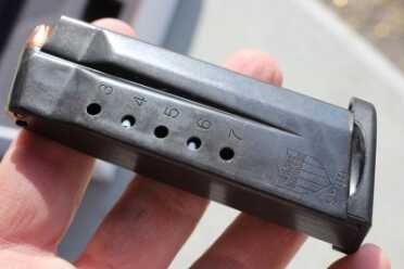 The rounds are easy to see in the steel mags. 