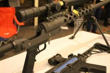 The hammer is exposed, too. Kind of like the hammers on some revolvers combined with the caps om the breech of a muzzle loader, with the kick of a government mule.