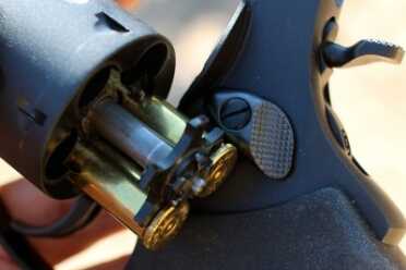 Taurus 85 Convertible Hammer or Hammerless--Same Revolver But watch that these two closest to the frame don't hang up on the rubber.