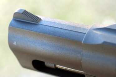 Taurus 85 Convertible Hammer or Hammerless--Same Revolver The front blade.