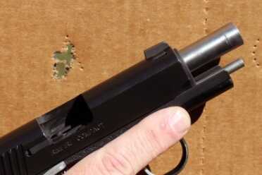 The Kimber barrel delivered really rewarding accuracy, which makes this more than just a practice tool. 