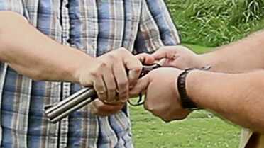 Grab the hammer to stop a revolver? 