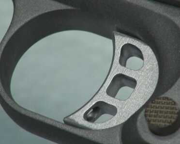 The trigger breaks like a strand of uncooked angel hair pasta - at just under 3 lbs.