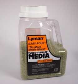 You can buy ready to go cleaning media for brass or you can use bulk stuff like crushed walnut shells or corn cobs.