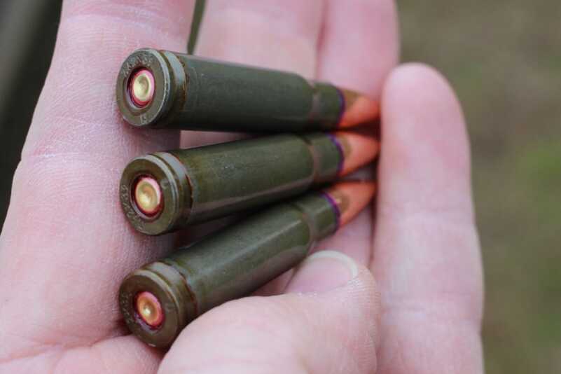 Can anyone identify the make of these 7.62x39s? They've got some hard ass primers. Check out the dent in the one on top. They'll pop from an an AK, but not from a PAK1. 