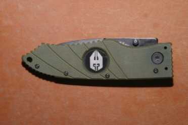Best Tactical Budget Blade? Hoffner Folding Knife -- Review Folded up.