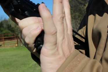 The CMR-30: Kel-Tec's Compact Powerhouse--New Gun Review The motion is hard to capture when you act as your own camera-man, but it is best executed with two hands.