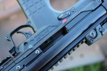 The CMR-30: Kel-Tec's Compact Powerhouse--New Gun Review The open chamber. Clearing a jam would be cumbersome, but brass ejects very well.